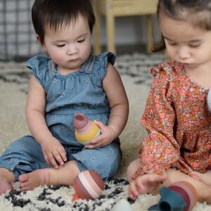 Παιχνίδια Σιλικόνης NinoMio Montessori - Παιχνίδι στοίβαξης "Αχλάδι"