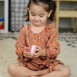 Παιχνίδια Σιλικόνης NinoMio Montessori - Παιχνίδι στοίβαξης “Μηλο”