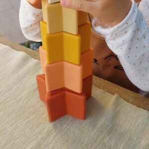 Παιχνίδια Σιλικόνης NinoMio Montessori - Αστέρι στοίβαξης