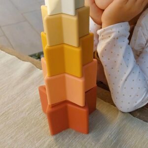 Παιχνίδια Σιλικόνης NinoMio Montessori - Αστέρι στοίβαξης